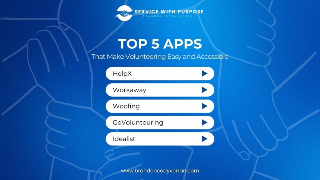 Volunteering Made Simple Top 5 Apps to Connect You to Opportunities Brandon Cody verran